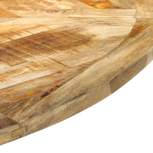 Eettafel Ø150X76 Cm Massief Ruw Mangohout