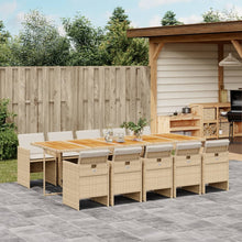 Tuinset Met Kussens Poly Rattan