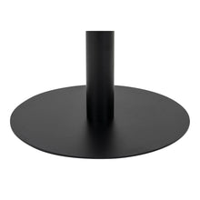 Bolzano Coffee Table - Coffee table with top in marble look and black base Ã¸70x45cm