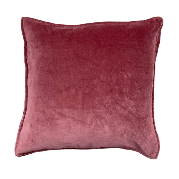 Kussen Velvet | 50x50 cm | oud roze