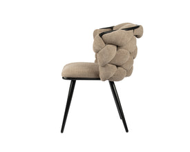 Rock chair brown (set van 2)