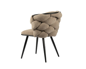 Rock chair brown (set van 2)