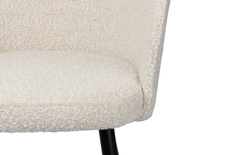 Wing chair pearl white (set van 2)